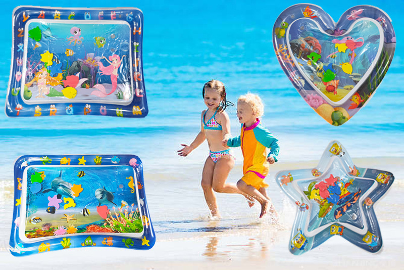 Wholesale PVC baby ice pad for children inflatable Pat Le water pad large baby sea creature merman game pad Wholesale PVC baby ice pad for children inflatable Pat Le water pad large baby sea creature merman game pad