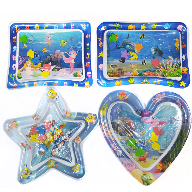 Wholesale PVC baby ice pad for children inflatable Pat Le water pad large baby sea creature merman game pad Wholesale PVC baby ice pad for children inflatable Pat Le water pad large baby sea creature merman game pad