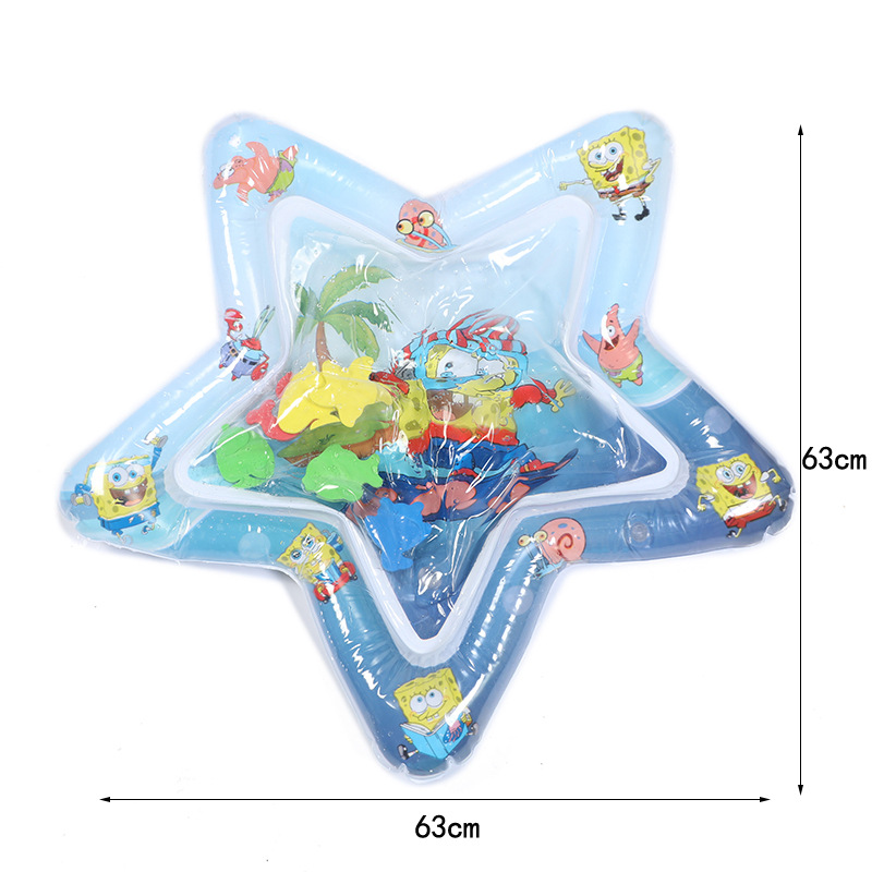 Baby Pat Water Cushion Children's Inflatable Marine Life Mat Parent-Child Interaction Toys Ice Pad Baby Crawling Water Cushion Baby Pat Water Cushion Children's Inflatable Marine Life Mat Parent-Child Interaction Toys Ice Pad Baby Crawling Water Cushion