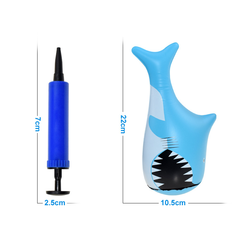 Factory inflatable sandbag shark tumbler game cover throwing octopus throwing game pad PVC throwing game pad