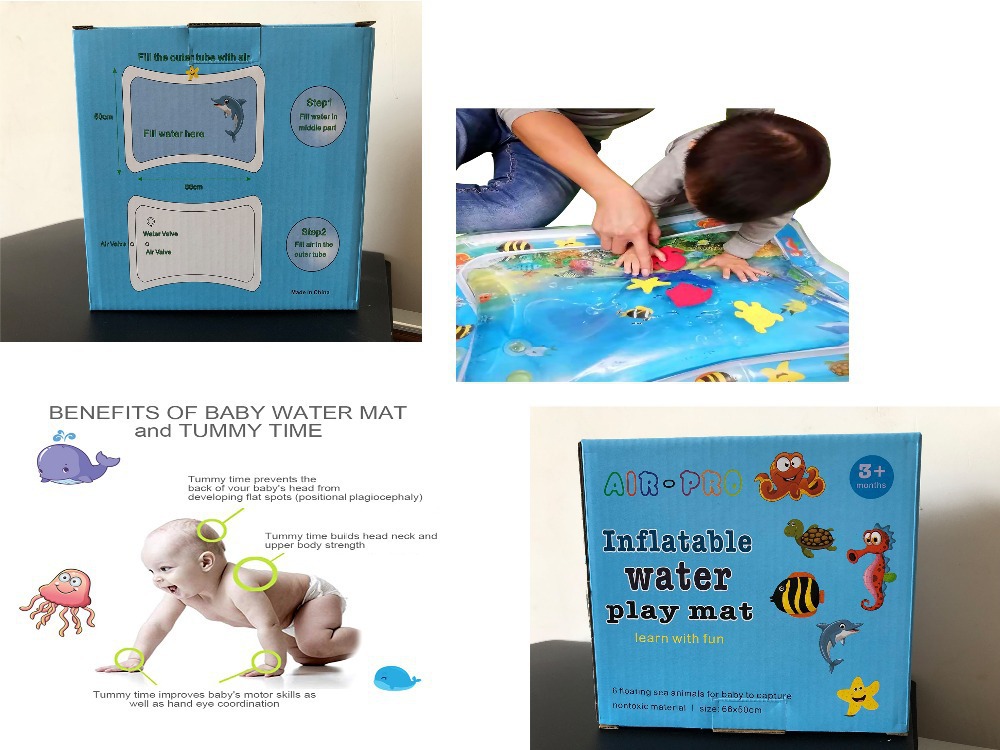 Amazon hot style water pad baby inflatable ice pad baby inflatable add water clap music manufacturers spot wholesale