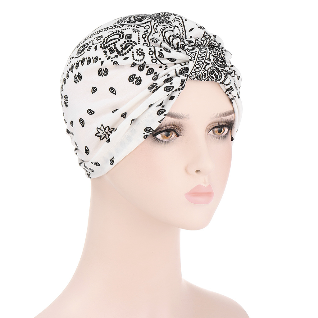 Spot Goods AliExpress New European and American Cashew Flower Bag Waist Cap Best Product a Bale of Cotton Cap Confinement Cap Muslim Clothing Spot Goods AliExpress New European and American Cashew Flower Bag Waist Cap Best Product a Bale of Cotton Cap Confinement Cap Muslim Clothing