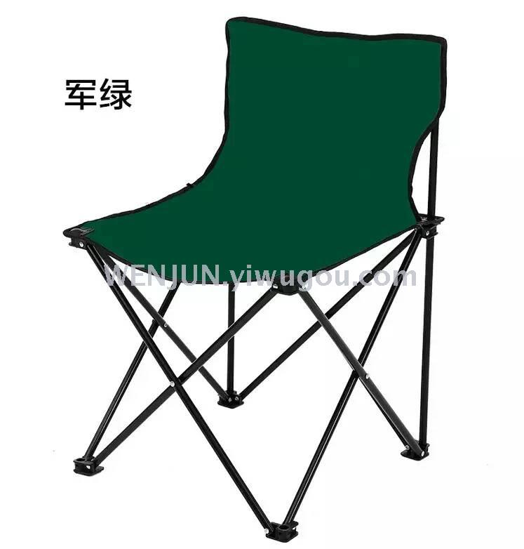The supply of solid color small size folding chair chair leisure chair fishing chair wholesale spot