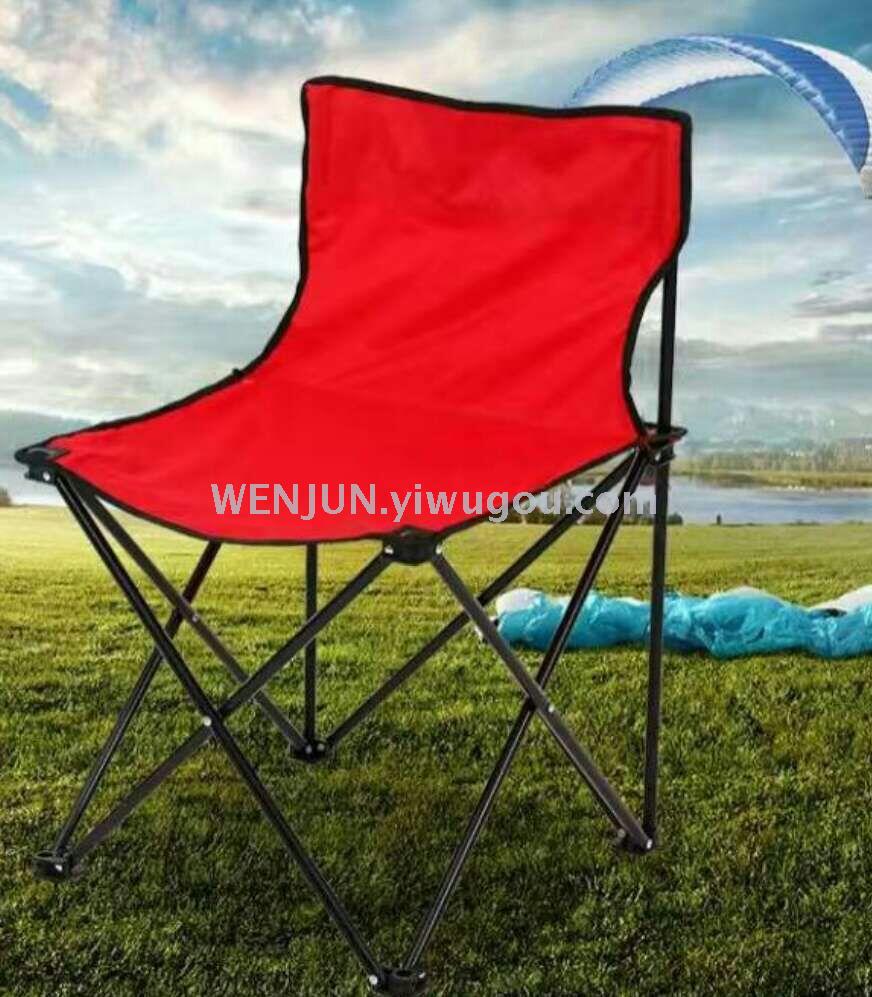 The supply of solid color small size folding chair chair leisure chair fishing chair wholesale spot