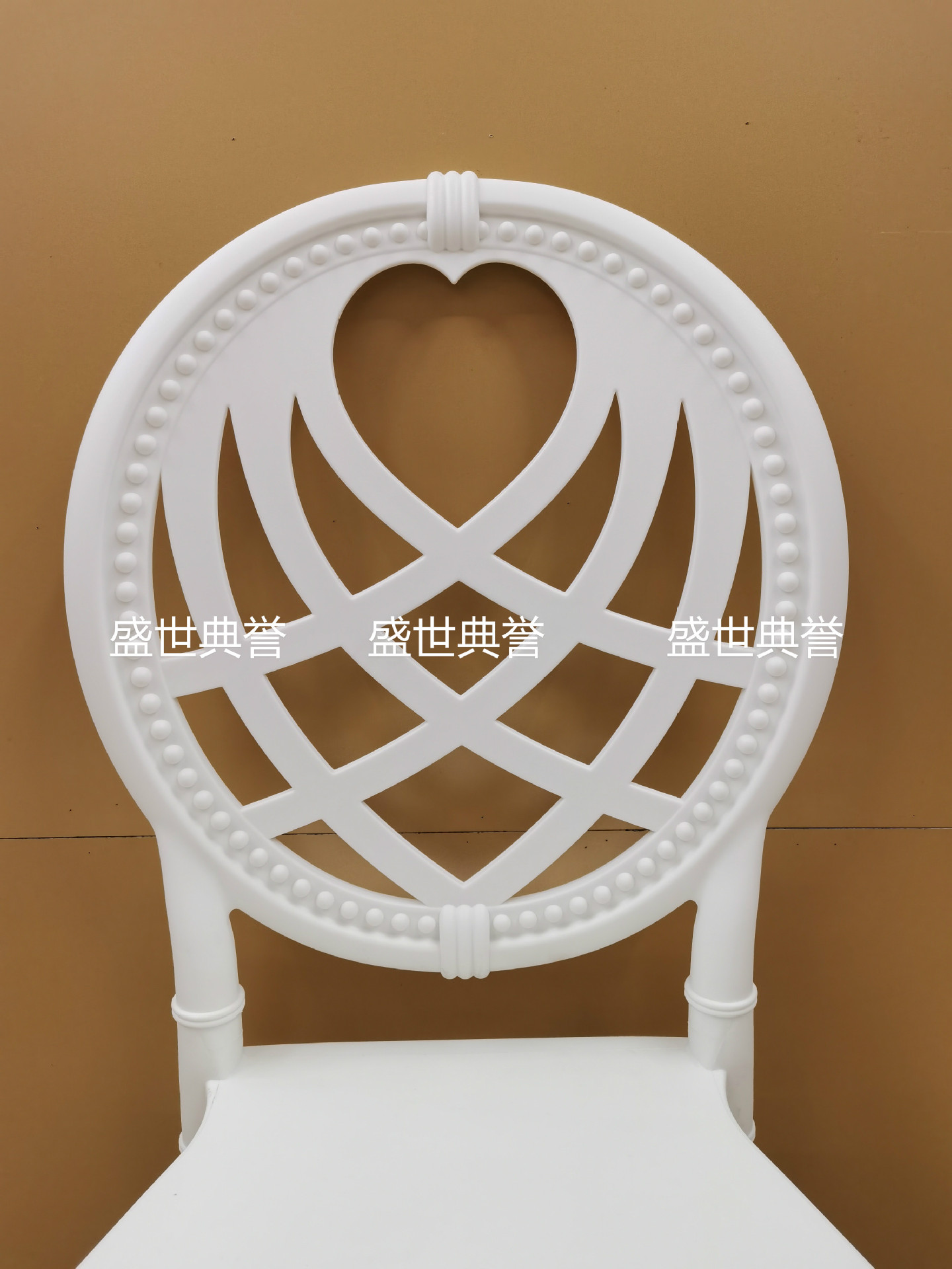 Ningbo Foreign Trade Outdoor Wedding Bamboo Chair Hotel Banquet Hall Integrated Pp Plastic Chair Party Folding Chair