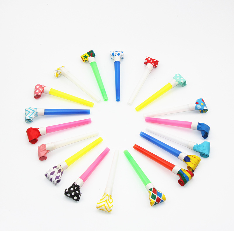 Wholesale Plastic Blowouts Children's Toy Whistle Birthday Party Gathering Atmosphere Cheering Props Speaker Stall Toys
