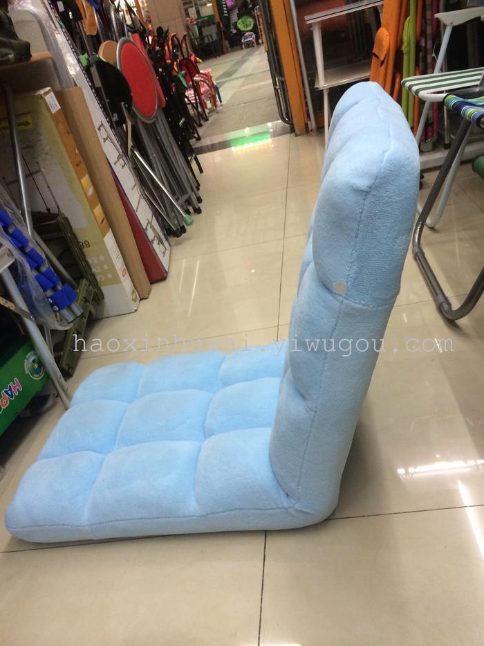 Small bench beach chair folding chair with adjustable indoor outdoor lounge chair cushion grass pad floor mat