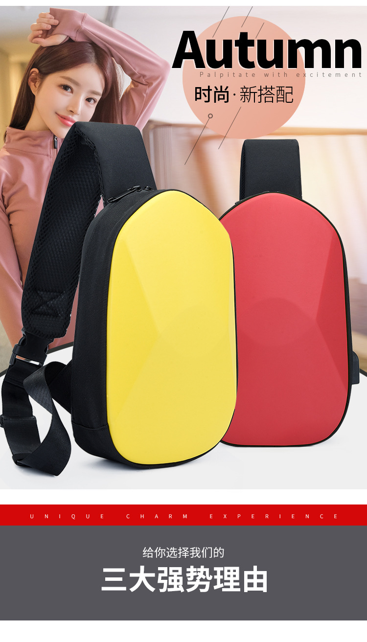 Factory Supply Korean Style Fashionable Shoulder Backpack Couple Chest Bag Urban Casual Small Waist Bag 2020 New Men's and Women's Factory Supply Korean Style Fashionable Shoulder Backpack Couple Chest Bag Urban Casual Small Waist Bag 2020 New Men's and Women's