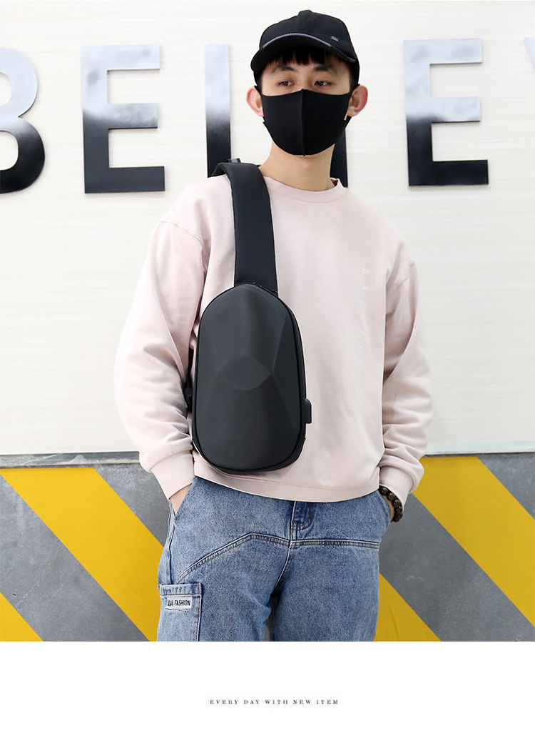 Factory Supply Korean Style Fashionable Shoulder Backpack Couple Chest Bag Urban Casual Small Waist Bag 2020 New Men's and Women's Factory Supply Korean Style Fashionable Shoulder Backpack Couple Chest Bag Urban Casual Small Waist Bag 2020 New Men's and Women's