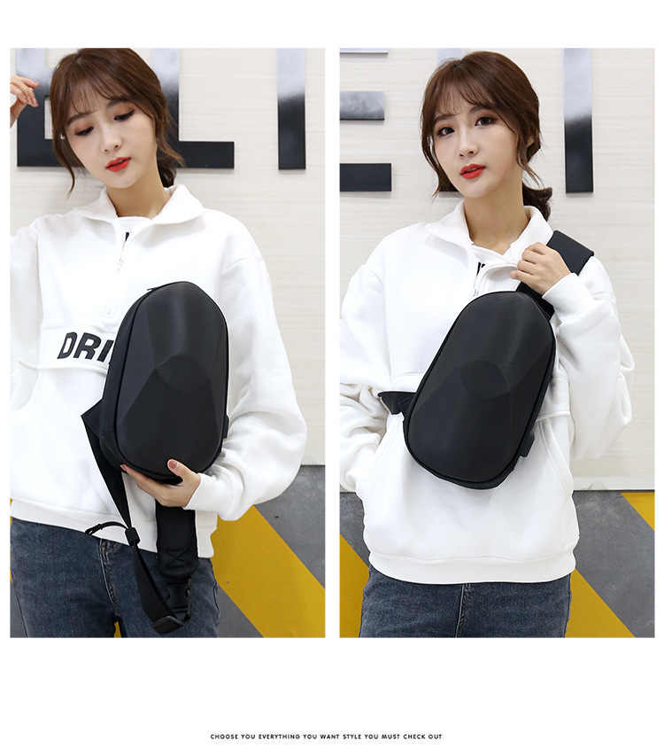Factory Supply Korean Style Fashionable Shoulder Backpack Couple Chest Bag Urban Casual Small Waist Bag 2020 New Men's and Women's Factory Supply Korean Style Fashionable Shoulder Backpack Couple Chest Bag Urban Casual Small Waist Bag 2020 New Men's and Women's
