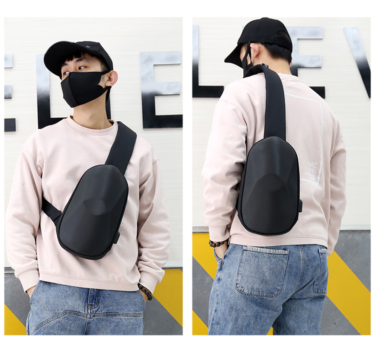 Factory Supply Korean Style Fashionable Shoulder Backpack Couple Chest Bag Urban Casual Small Waist Bag 2020 New Men's and Women's Factory Supply Korean Style Fashionable Shoulder Backpack Couple Chest Bag Urban Casual Small Waist Bag 2020 New Men's and Women's