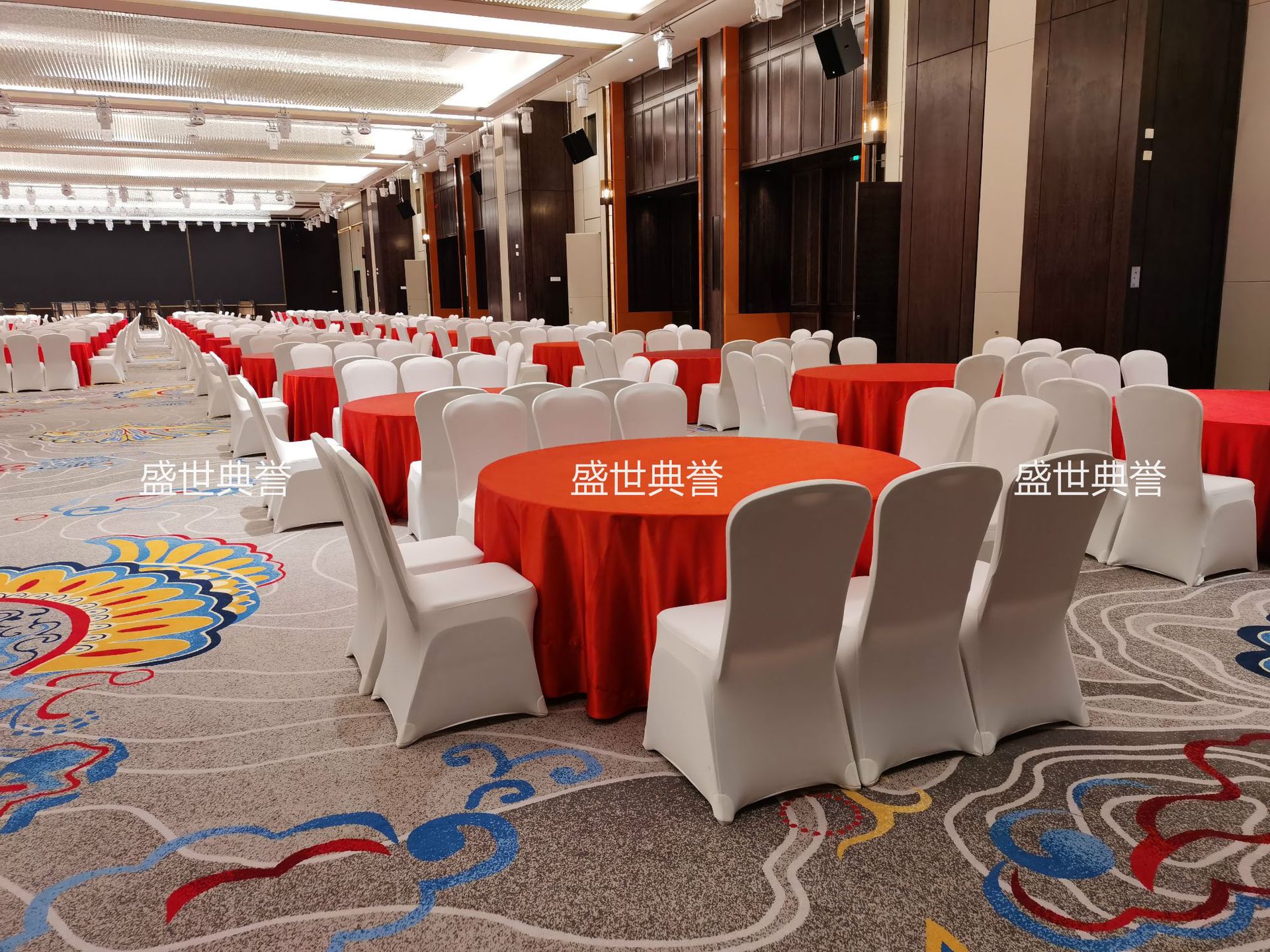 Hotel Banquet Dining Table and Chair Meeting Folding Chair Wedding Banquet Aluminum Chair Restaurant Dining Chair