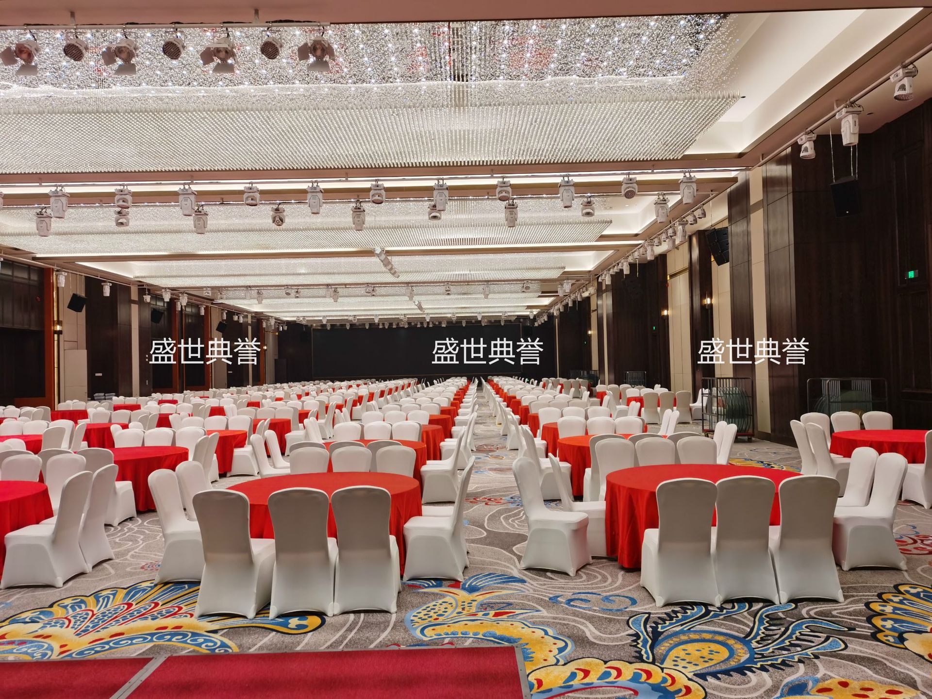 Hotel Banquet Dining Table and Chair Meeting Folding Chair Wedding Banquet Aluminum Chair Restaurant Dining Chair