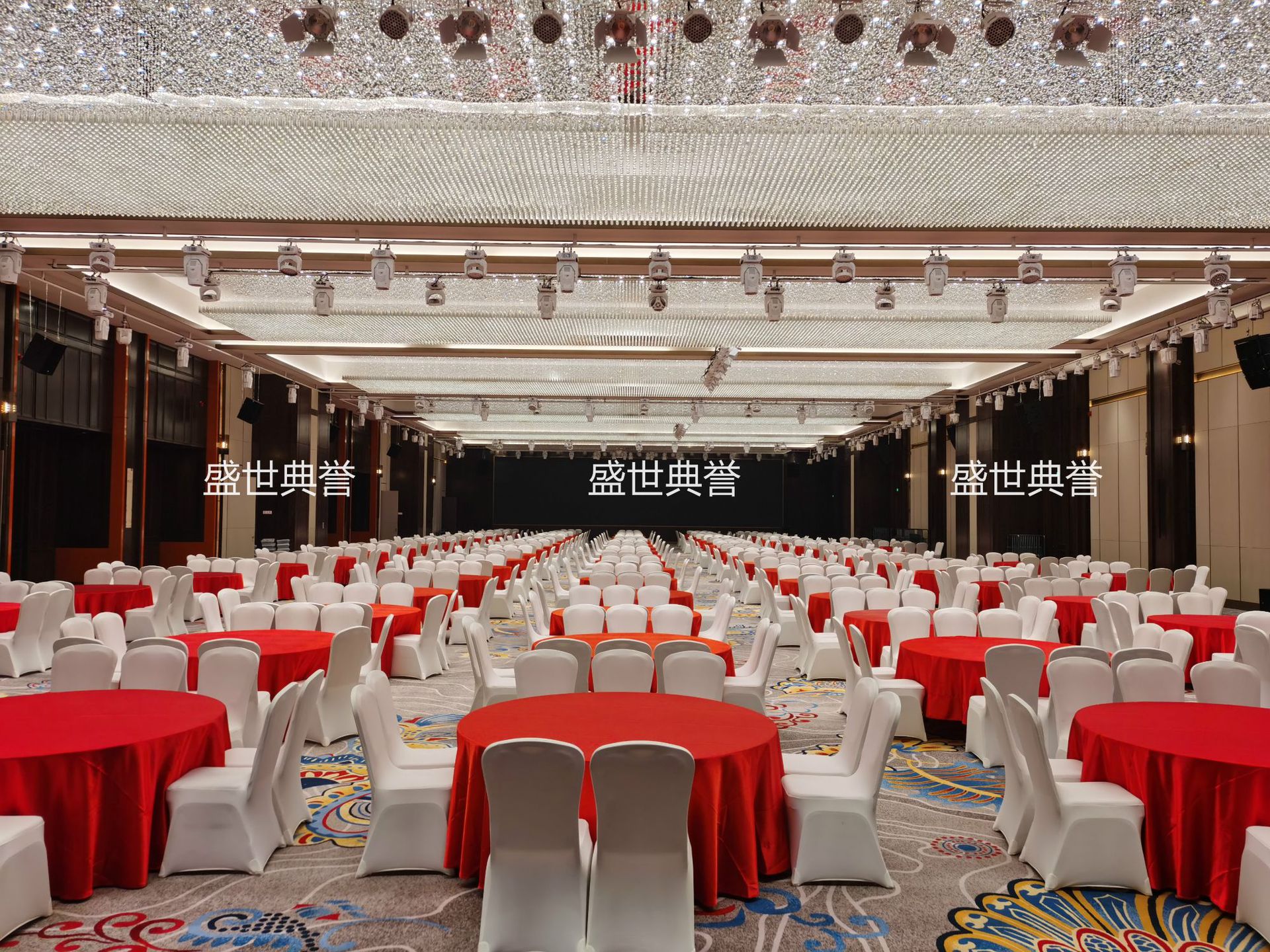 Hotel Banquet Dining Table and Chair Meeting Folding Chair Wedding Banquet Aluminum Chair Restaurant Dining Chair