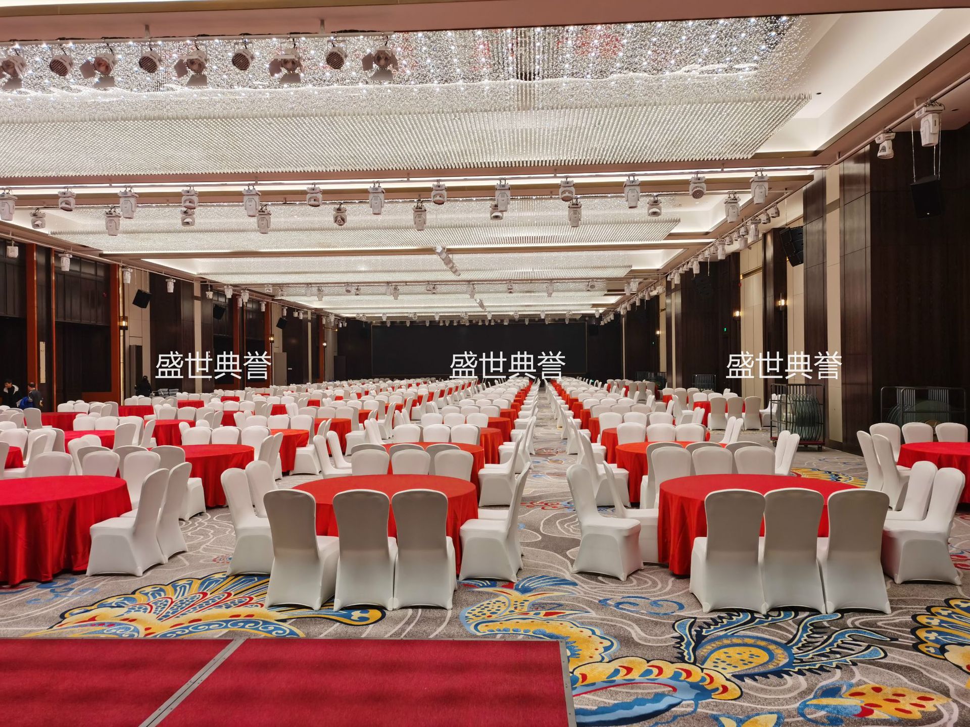 Hotel Banquet Dining Table and Chair Meeting Folding Chair Wedding Banquet Aluminum Chair Restaurant Dining Chair