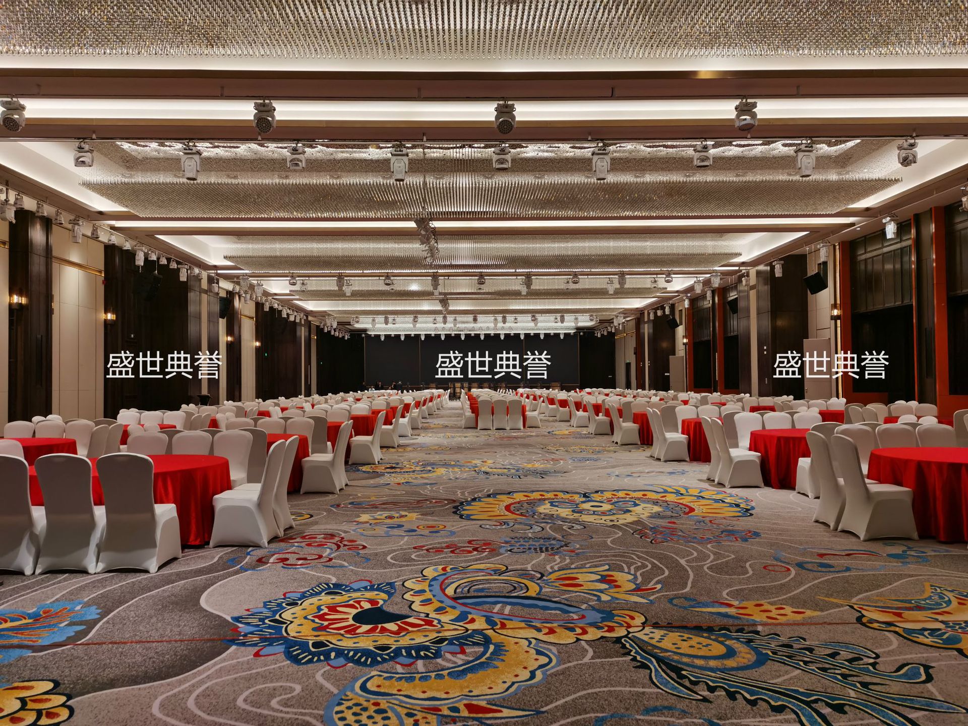 Hotel Banquet Dining Table and Chair Meeting Folding Chair Wedding Banquet Aluminum Chair Restaurant Dining Chair