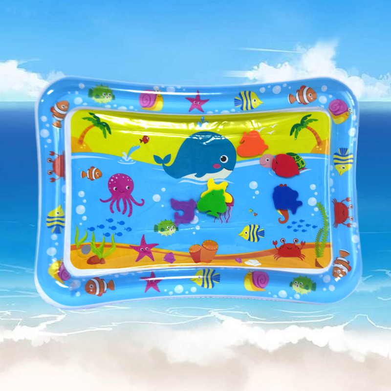 Cross-Border Hot Selling Racket Water Pad Baby Ice Pad Baby Inflatable Pai Pai Le Water Pad Inflatable Children&#039;s Toy Racket Water Pad