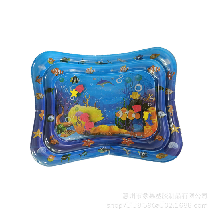 Gas-Charged Water Pad Baby Pai Pai Le Double Layer Water Mat Gas-Charged Water Game Water Mat Baby Inflatable Mattress Toys