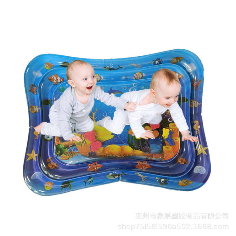 Gas-Charged Water Pad Baby Pai Pai Le Double Layer Water Mat Gas-Charged Water Game Water Mat Baby Inflatable Mattress Toys