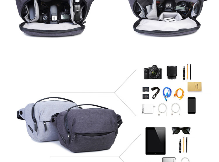 Lens Digital Camera Waist Bag Digital Photography Bag Waterproof Lightweight Camera Carrier Men and Women Lens Digital Camera Waist Bag Digital Photography Bag Waterproof Lightweight Camera Carrier Men and Women