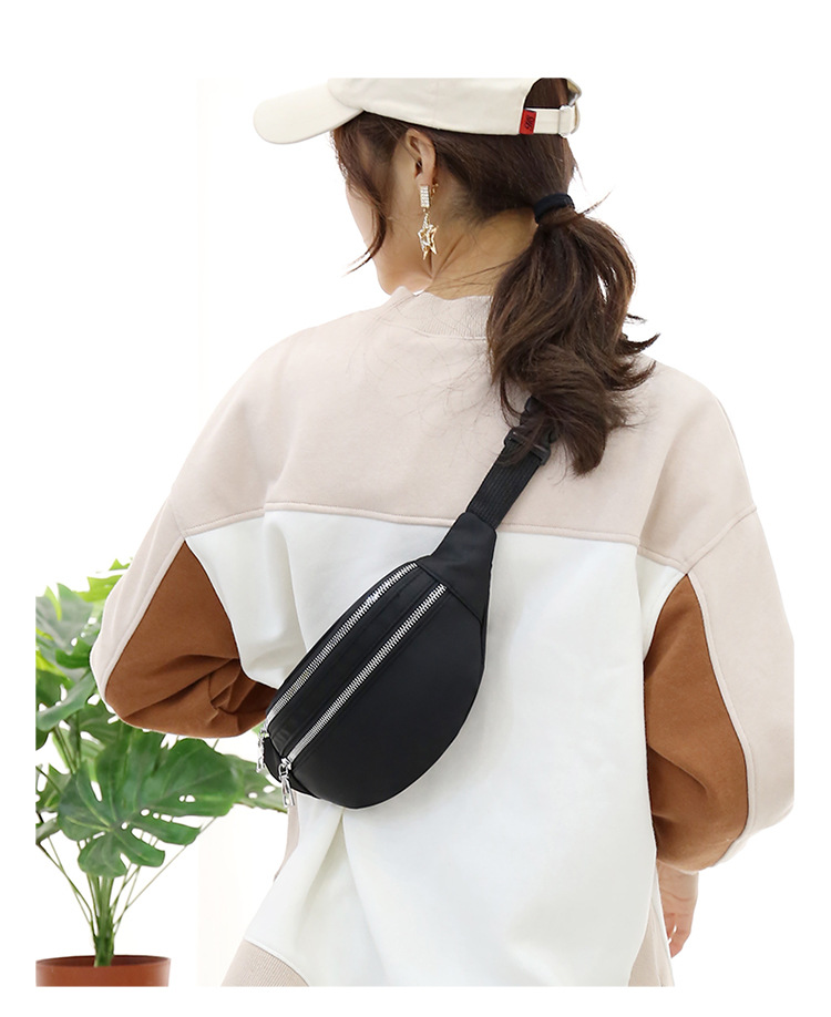 2020 New Cross-Border Hot Selling Sports Waist Bag Waterproof Phone Bag Korean Fashion Waist Bag Large Capacity Waist Bag