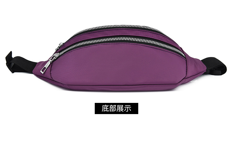 2020 New Cross-Border Hot Selling Sports Waist Bag Waterproof Phone Bag Korean Fashion Waist Bag Large Capacity Waist Bag