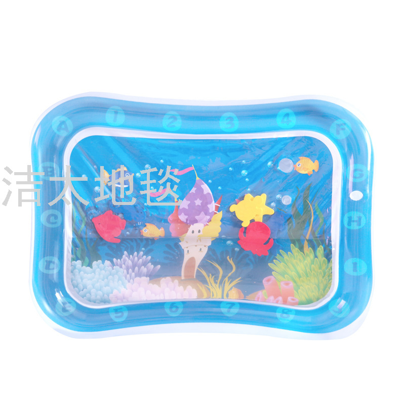 Water Cushion Baby Spray Water Cushion Inflatable Water Cushion Marine Life Floor Mat Ice Pad Baby Inflatable Pai Pai Le Water Cushion