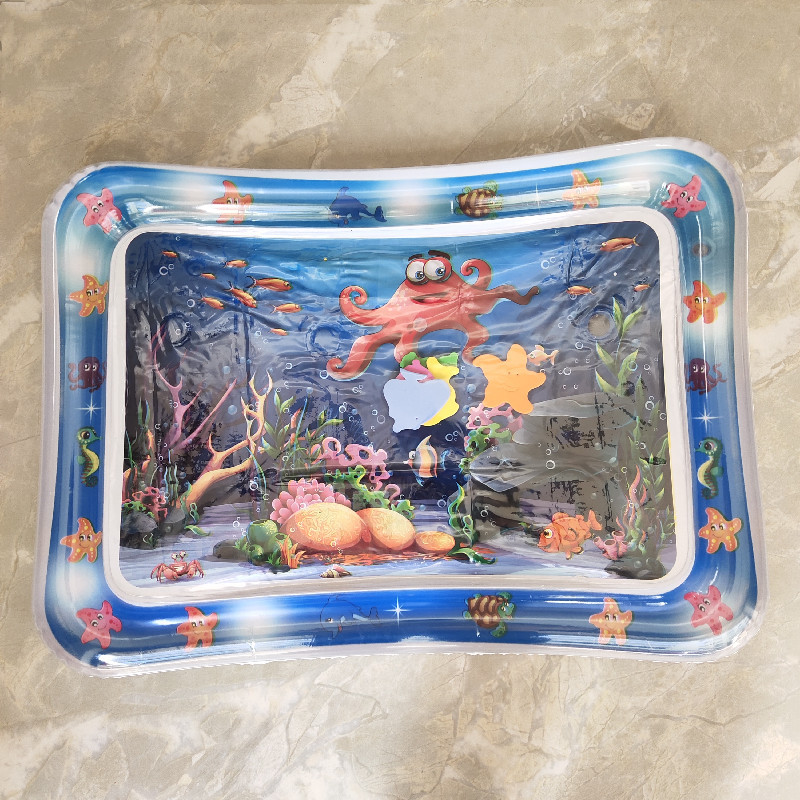 Inflatable Tummy Time Premium Water Mat Infants Toddlers The Perfect Fun Time Activity Mat Baby Slapped Mat Slapped Pad