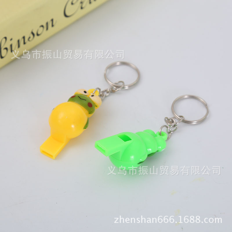 Khaki A20 Children's Fun Seahorse Toothbrush Handle Soft Cotton Bristle Free Whistle Children Soft-Bristle Toothbrush