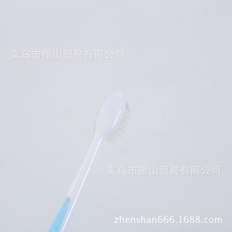 Khaki A20 Children's Fun Seahorse Toothbrush Handle Soft Cotton Bristle Free Whistle Children Soft-Bristle Toothbrush