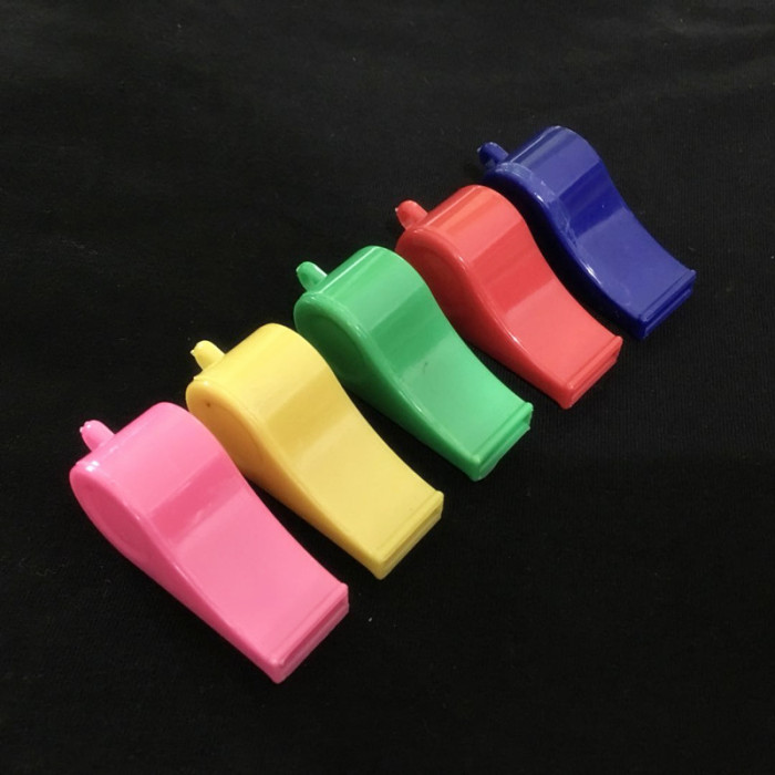 Sporting-goods plastic whistle children's toy color support the referee whistling fans hang the corded whistle Sporting-goods plastic whistle children's toy color support the referee whistling fans hang the corded whistle