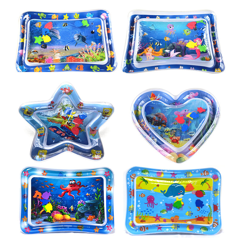 Cross-Border New Product Shooting Water Cushion Baby Ice Pad Baby Inflatable Pai Pai Le Water Cushion Inflatable Children&#039;s Toy Shooting Water Cushion