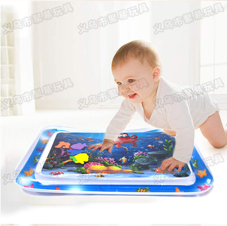 Cross-Border New Product Shooting Water Cushion Baby Ice Pad Baby Inflatable Pai Pai Le Water Cushion Inflatable Children's Toy Shooting Water Cushion