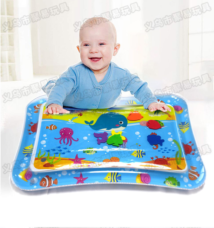Cross-Border New Product Shooting Water Cushion Baby Ice Pad Baby Inflatable Pai Pai Le Water Cushion Inflatable Children's Toy Shooting Water Cushion