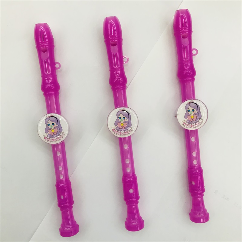 Children&#039;s Small Clarionet Toy Color Mini Speaker Whistle Strap Lanyard Kindergarten Baby Flute Playing Musical Instrument