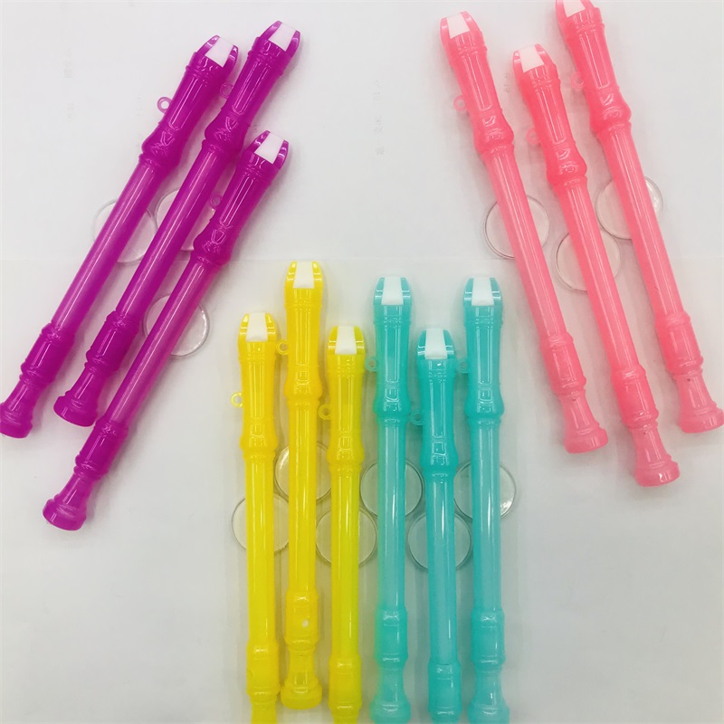 Children's Small Clarionet Toy Color Mini Speaker Whistle Strap Lanyard Kindergarten Baby Flute Playing Musical Instrument