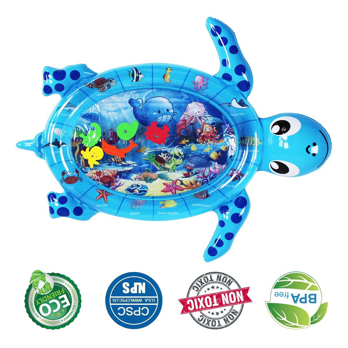 Factory in Stock Inflatable Pat Water Cushion, Pat Water Cushion Inflatable Turtle Baby Ice Pad Baby Pat Water Cushion
