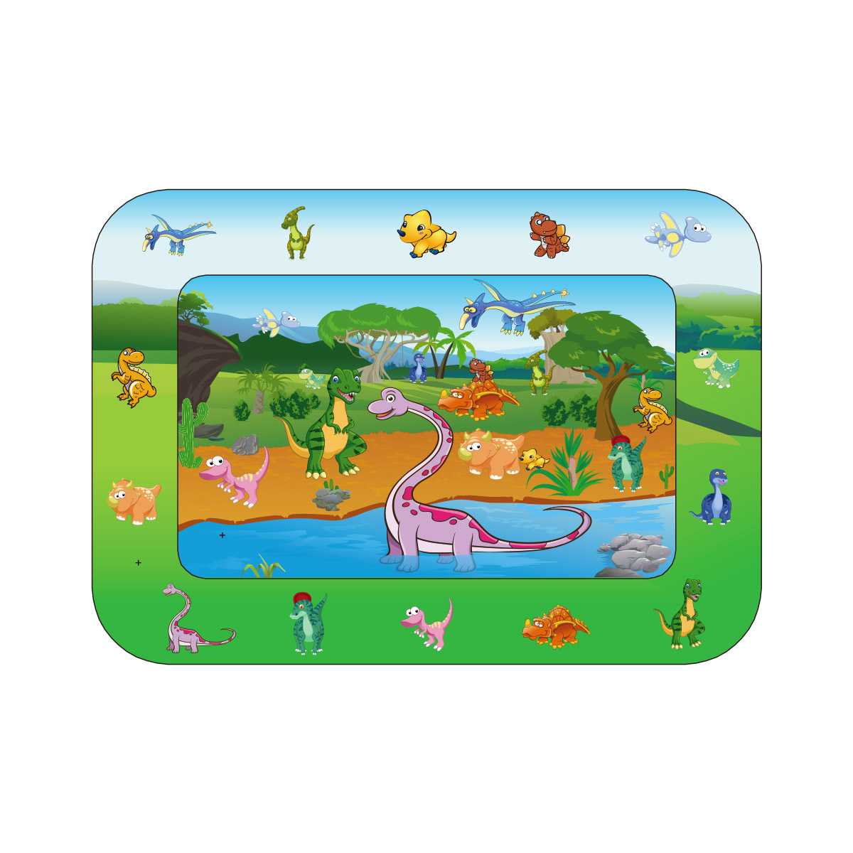 Factory in Stock Inflatable Pat Water Cushion, Pat Water Cushion Inflatable Turtle Baby Ice Pad Baby Pat Water Cushion