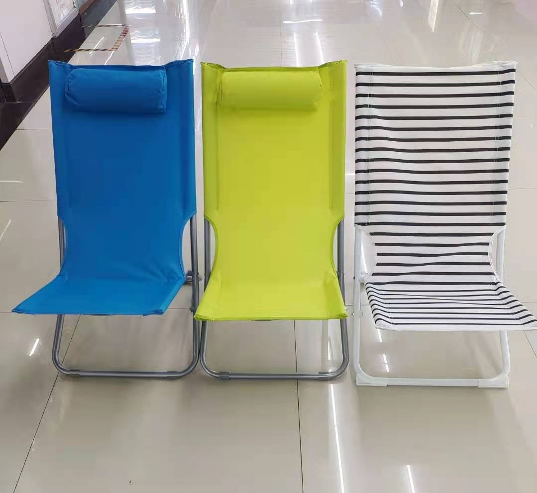 Foreign Trade Tail Goods Simple Folding Chair Recliner Leisure Chair Folding Bed Noon Break Bed Spot