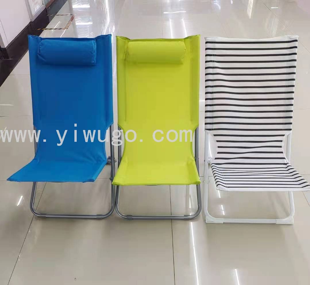 Foreign Trade Tail Goods Simple Folding Chair Recliner Leisure Chair Folding Bed Noon Break Bed Spot