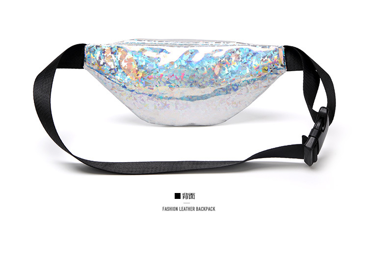 Laser Multicolored Sequins Personality Small Waist Bag Wholesale 2019 Summer and Autumn Sweet Lady Crossbody New Women's Chest Bag Laser Multicolored Sequins Personality Small Waist Bag Wholesale 2019 Summer and Autumn Sweet Lady Crossbody New Women's Chest Bag