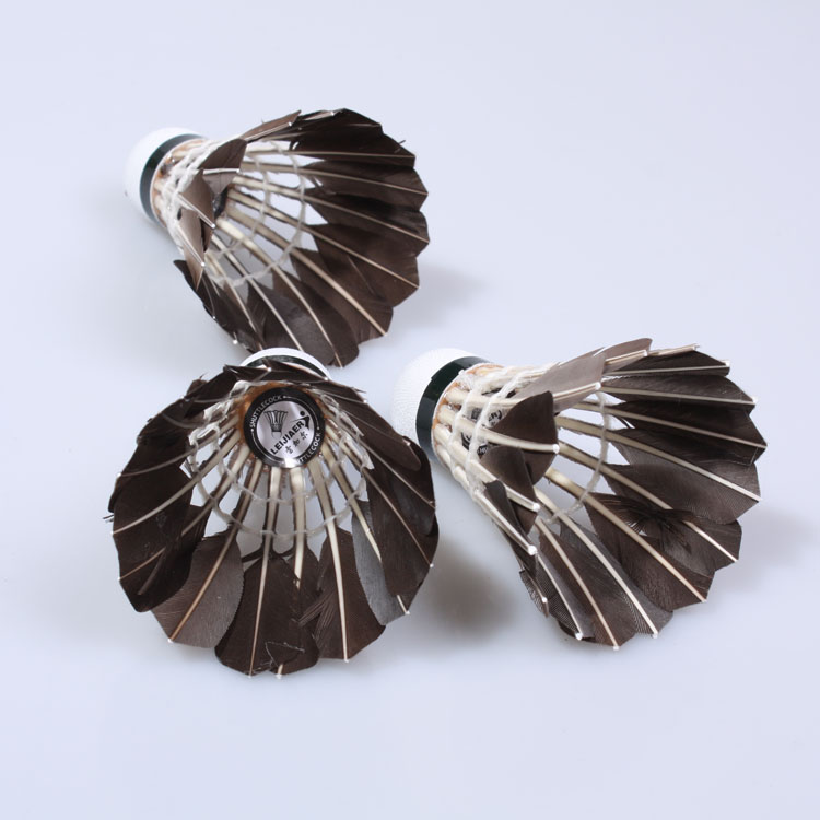 Regal, 1003 black training badminton, Taiwan fiber curved badminton, black duck feather badminton