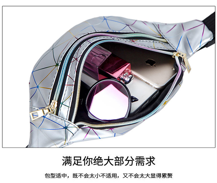 2021 New Waist Bag PU Leather Stitching Pattern Unisex Crossbody Bag Personalized Laser Waist Bag Beach Bag Chest Bag 2021 New Waist Bag PU Leather Stitching Pattern Unisex Crossbody Bag Personalized Laser Waist Bag Beach Bag Chest Bag