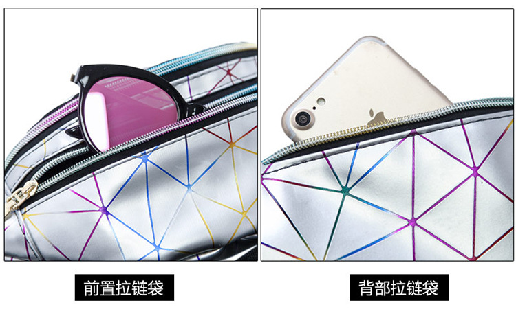 2021 New Waist Bag PU Leather Stitching Pattern Unisex Crossbody Bag Personalized Laser Waist Bag Beach Bag Chest Bag 2021 New Waist Bag PU Leather Stitching Pattern Unisex Crossbody Bag Personalized Laser Waist Bag Beach Bag Chest Bag