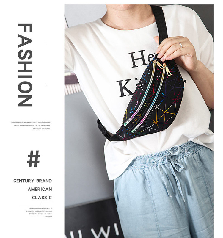 2021 New Waist Bag PU Leather Stitching Pattern Unisex Crossbody Bag Personalized Laser Waist Bag Beach Bag Chest Bag 2021 New Waist Bag PU Leather Stitching Pattern Unisex Crossbody Bag Personalized Laser Waist Bag Beach Bag Chest Bag