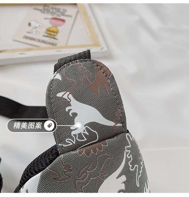 Children's Popular Messenger Bag Fashionable Stylish Waist Bag Boys and Girls Handsome Dinosaur Shoulder Bag Baby Cute Chest Bag