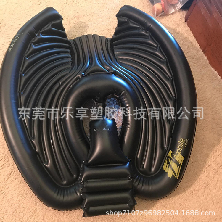 ear protection shampoo pad PVC inflatable shampoo basin medical convenience shampoo basin cushion shampoo basin