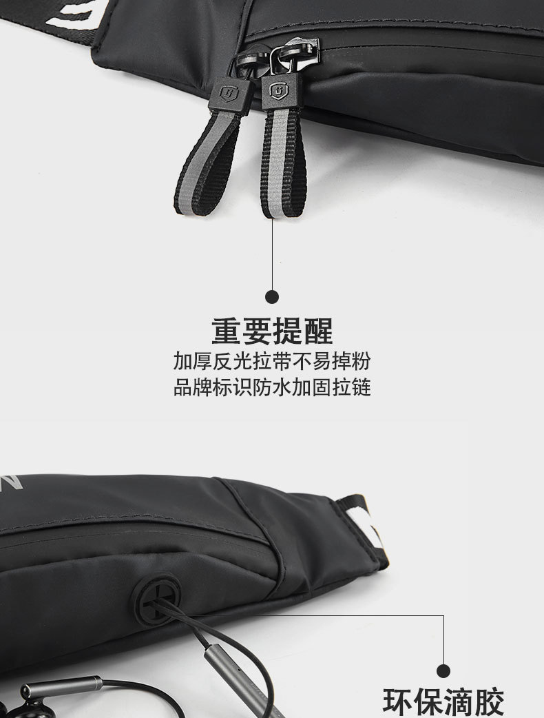 Yipinu Fashion Trendy Outdoor Sports Waist Bag Running Waterproof Cell Waist Bag