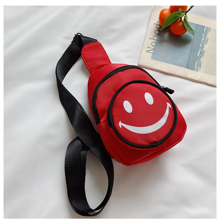 Korean Style Children's Bags Fall New Shoulder Bag Cute Smiley Face Small Waist Bag Fashion Boys and Girls Mini Messenger Bag Korean Style Children's Bags Fall New Shoulder Bag Cute Smiley Face Small Waist Bag Fashion Boys and Girls Mini Messenger Bag