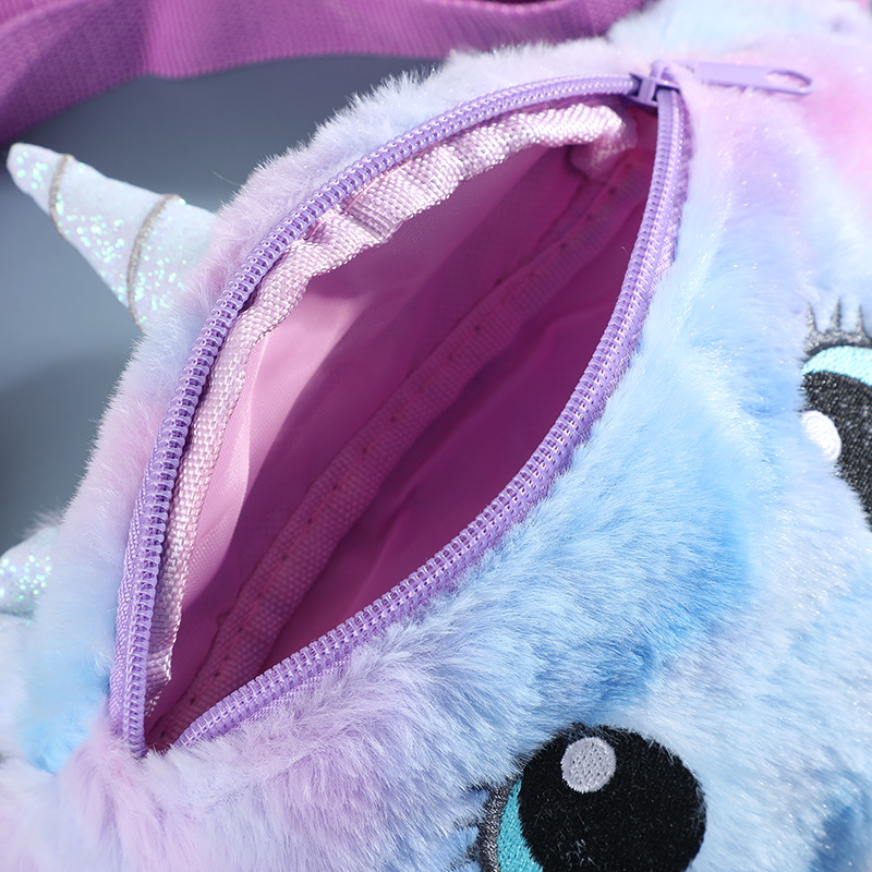 Unicorn Waist Bag Cartoon Plush Shoulder Bag Girl Cute Gift Waist Bag Kindergarten Kid's Messenger Bag Chest Bag Unicorn Waist Bag Cartoon Plush Shoulder Bag Girl Cute Gift Waist Bag Kindergarten Kid's Messenger Bag Chest Bag